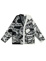 Dragon Tail Yin Yang Knit Sweater