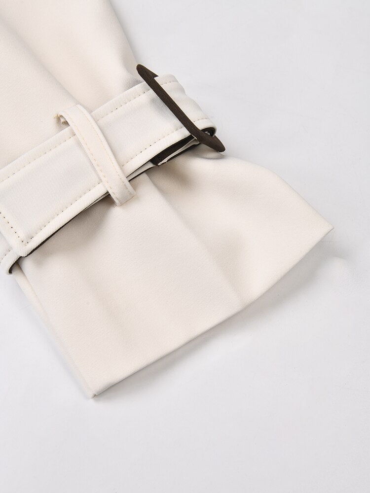 Dual Lapel Trench Coat