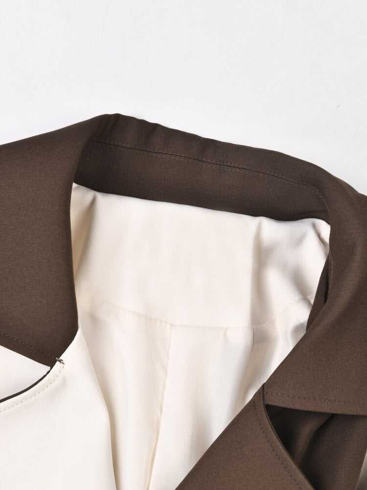 Dual Lapel Trench Coat