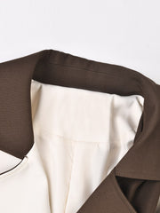 Dual Lapel Trench Coat