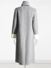 Dual Tone Woolen Shawl + Coat