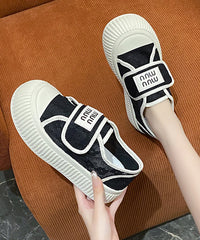 Casual Comfy Beige Breathable Mesh Splicing Flats