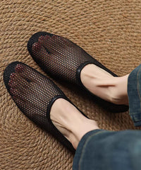 Comfortable Hollow Out Hiking Sandals Beige Sheepskin