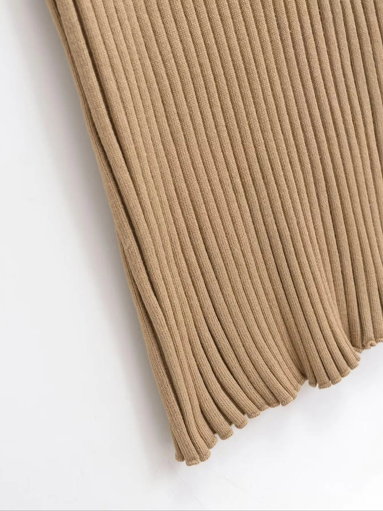 Earth Tones Bodycon Knit Dress