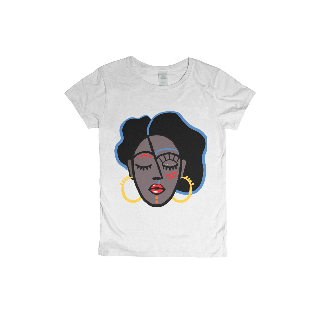 Mocha Afro Red T-Shirt