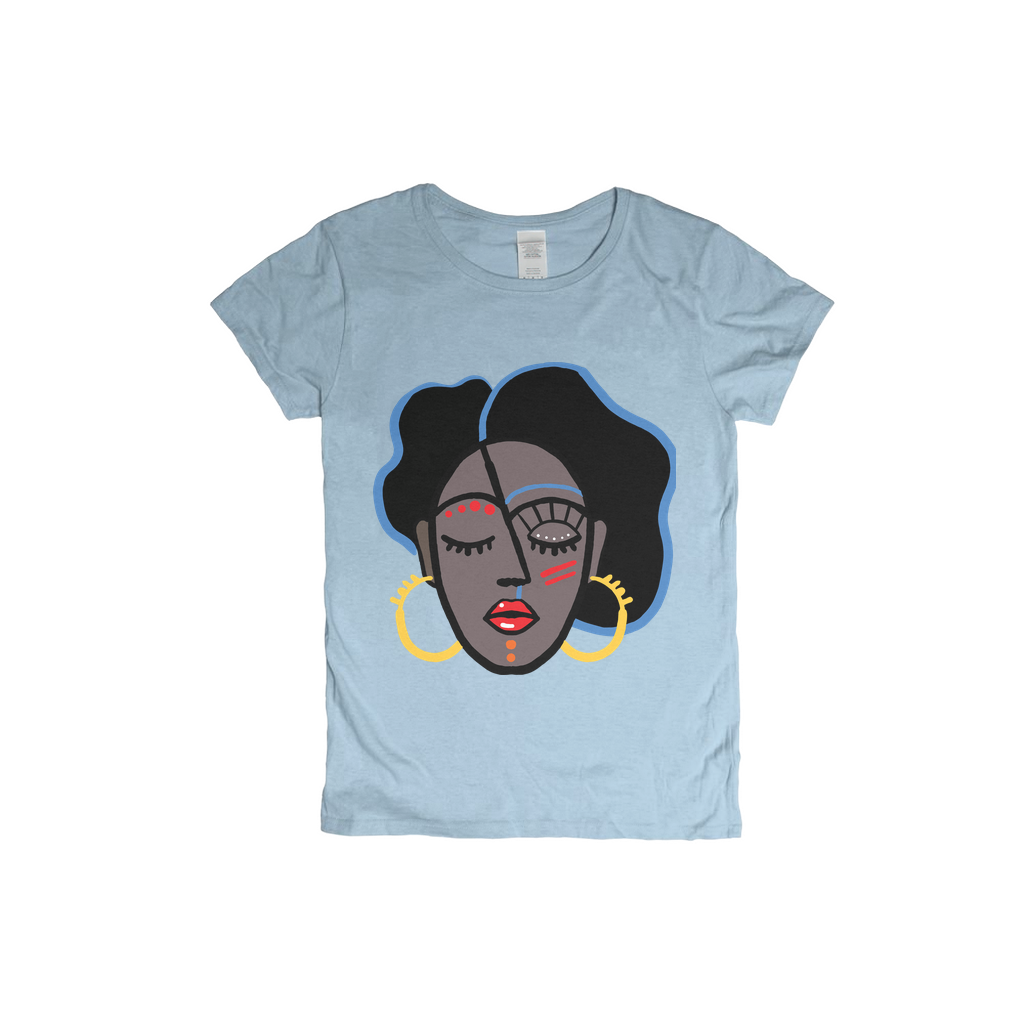 Mocha Afro Red T-Shirt