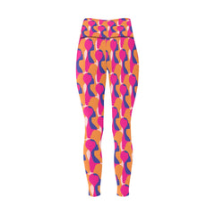 Ubuso Pink High-Waisted Leggings