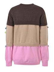 Fruity Tricolor Knit Sweater