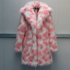 Fuzzy Open-Front Coat