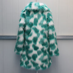 Fuzzy Open-Front Coat