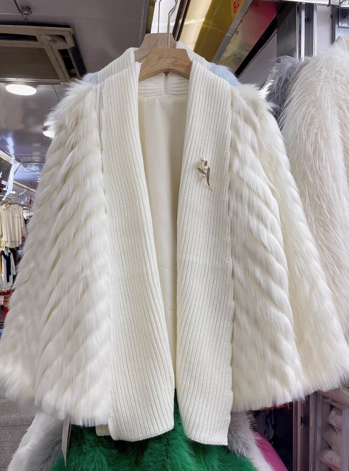 Fuzzy Warm Faux Fur Overcoat