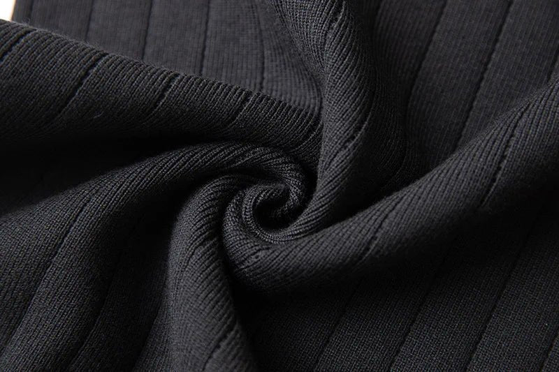 Glam Halterneck Sleeveless Knitted Dress
