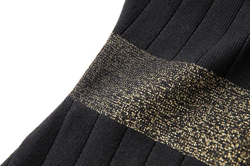 Glam Halterneck Sleeveless Knitted Dress