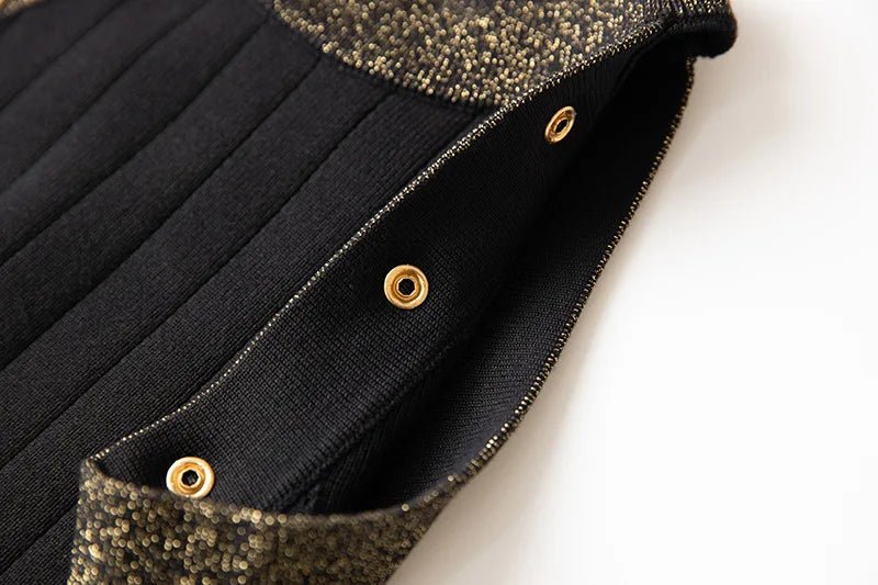 Glam Halterneck Sleeveless Knitted Dress