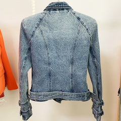 Gold Buttons Denim Jacket