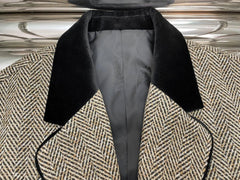 Gold Buttons Wool Blazer