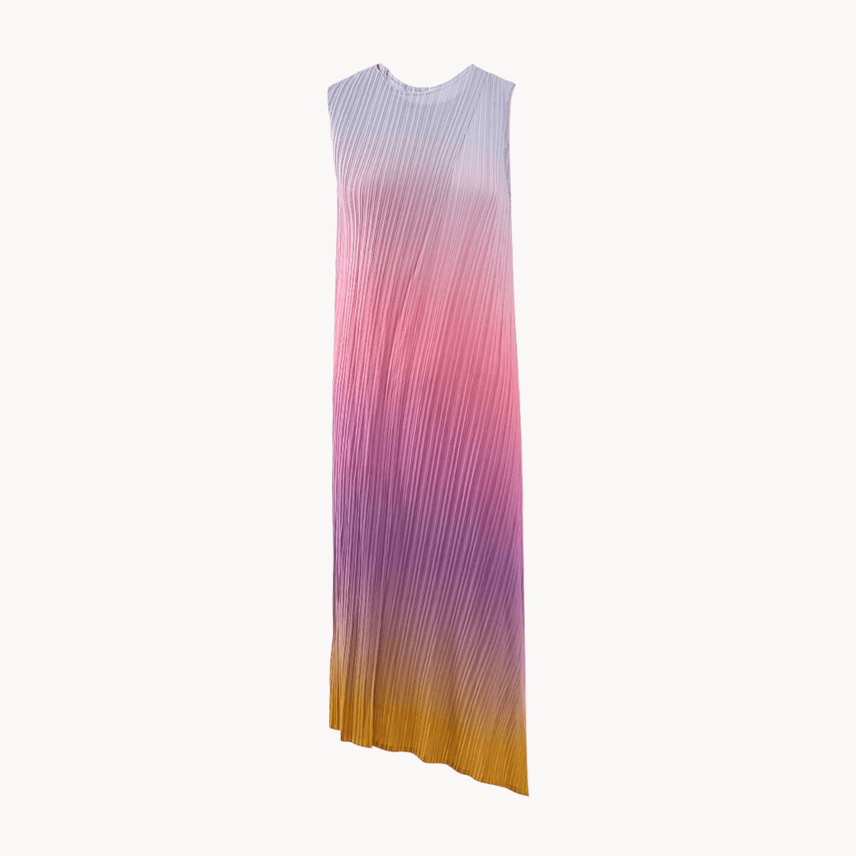 Gradient Pleated Dress