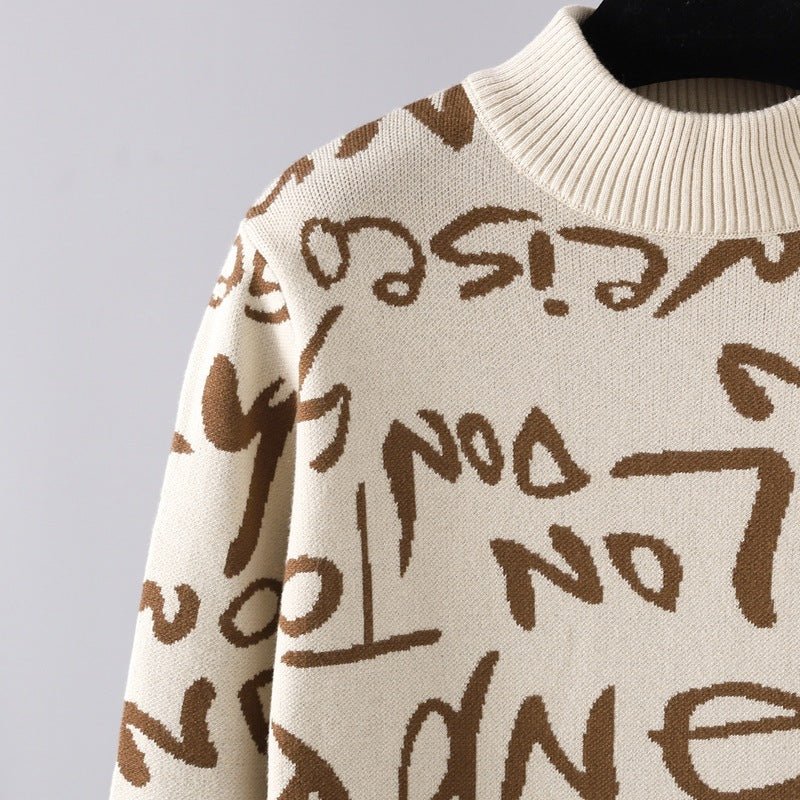 Graffiti Knit Dress