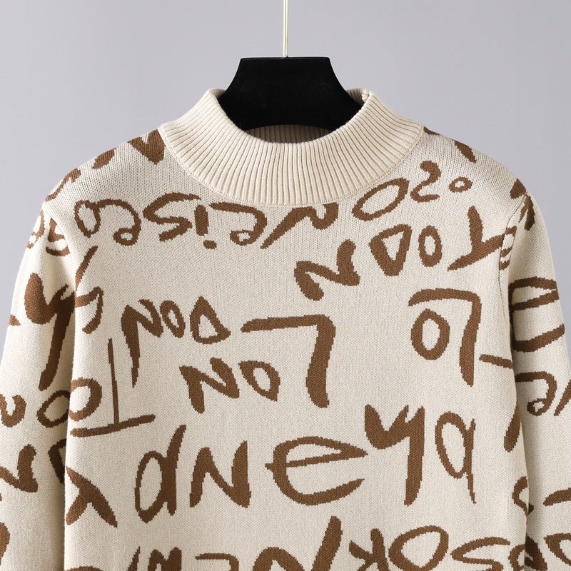 Graffiti Knit Dress