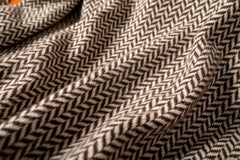 Herringbone Turtleneck Loose Sweater