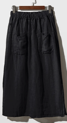 High Slit Skirt Overlap Pants