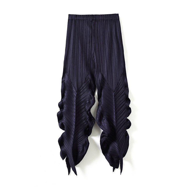 High Waist Pleated Pants