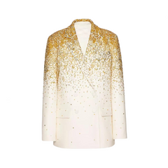 Sequined Double Breasted Blazer