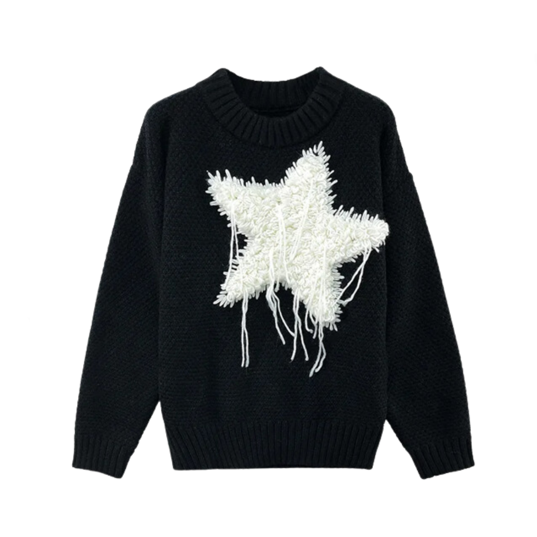 Stella Star Long Sleeve Knit Sweater