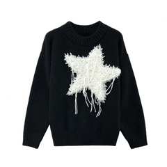 Stella Star Long Sleeve Knit Sweater