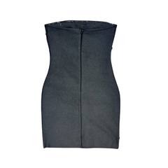 Pre Order:  Bodycon Strapless Beading Crystal Backless Mini Bandage Dress