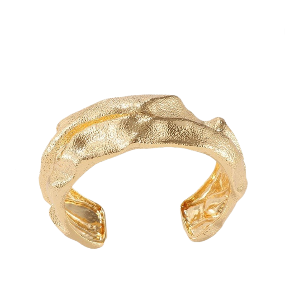 Exaggerated Irregular Surface Bracelet