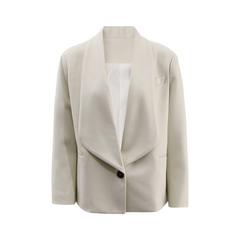 Single Button Loose Suit Jacket