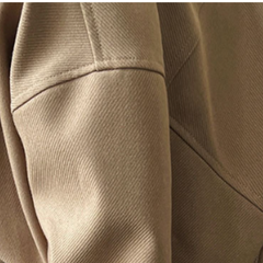 Double Zip Long Sleeved Loose Jacket