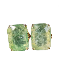 Rectangular Flourite Gemstone Ring