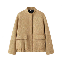 Sequined Bomber Jacket