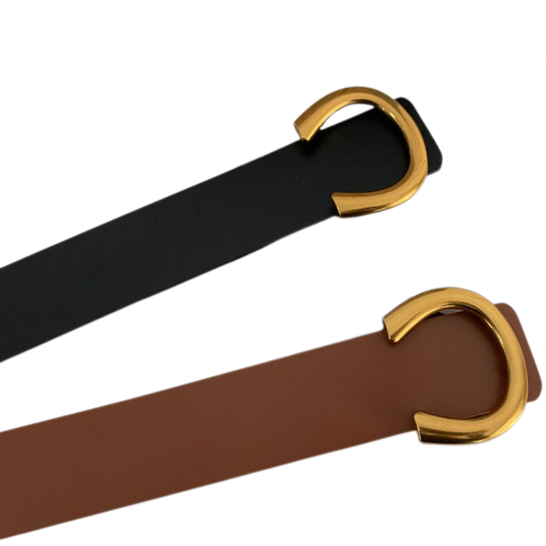 Wide Buckle Belt