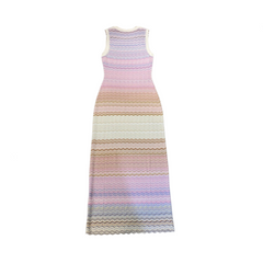 Striped Knitted Slim Fit Dress