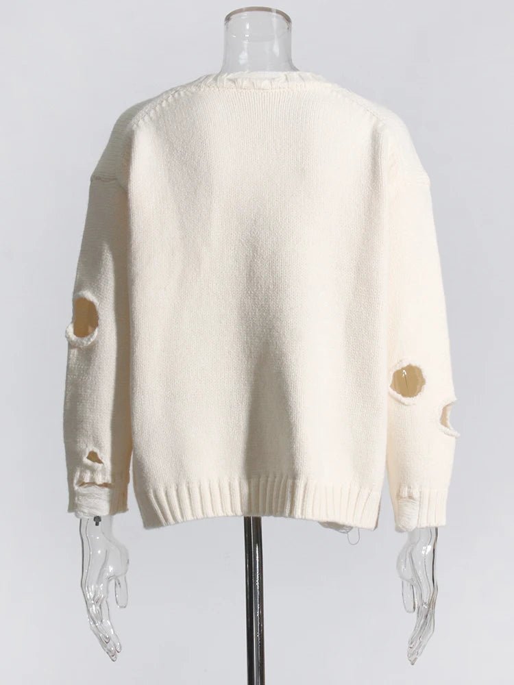 In Tatters Knit Sweater