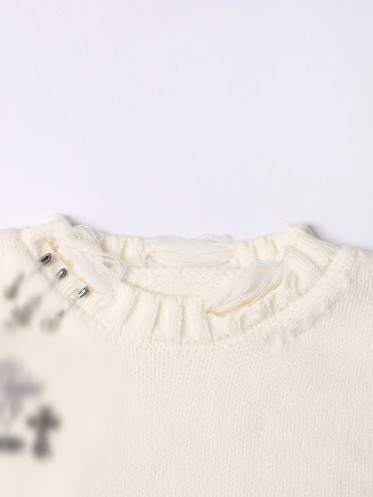In Tatters Knit Sweater