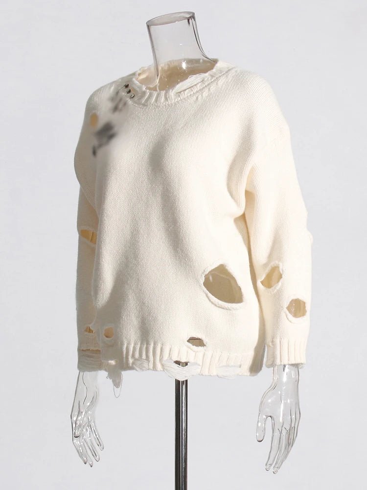 In Tatters Knit Sweater