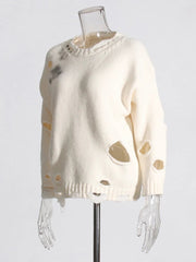 In Tatters Knit Sweater