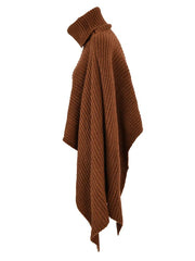 Irregular Sleeves Turtleneck Sweater