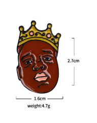 King Biggie Enamel Pin