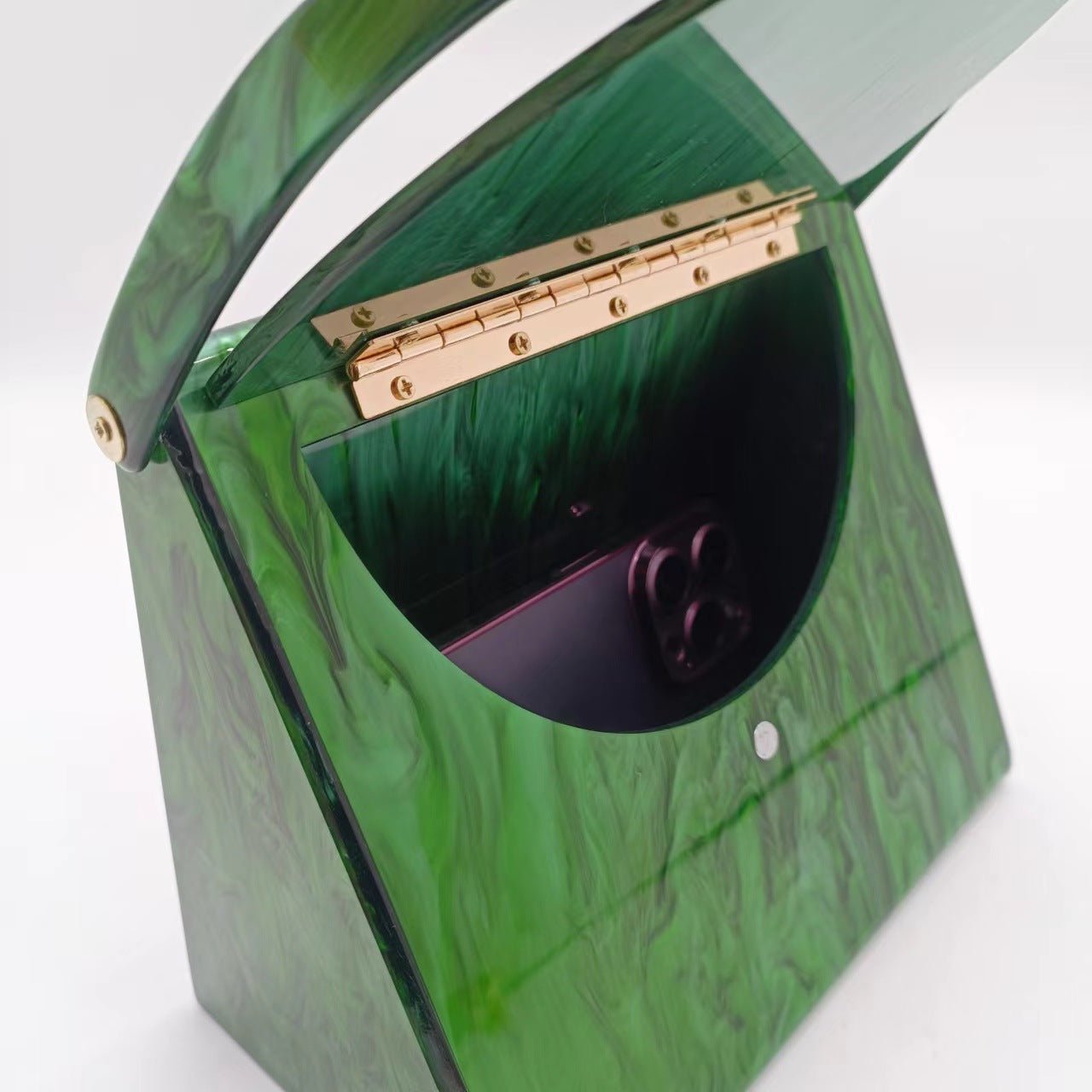 Marbled Acrylic Handbag