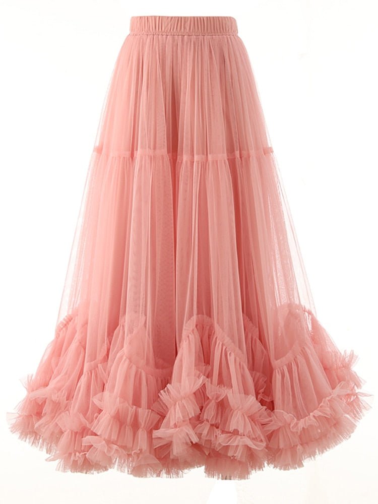 Mesh Ruffle Skirt - @Bridgie87