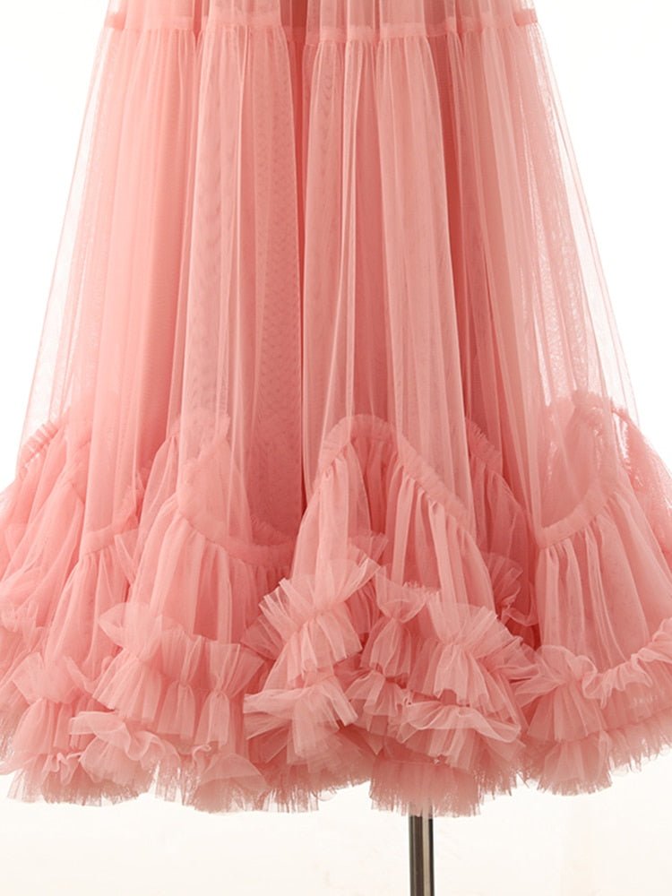 Mesh Ruffle Skirt - @Bridgie87