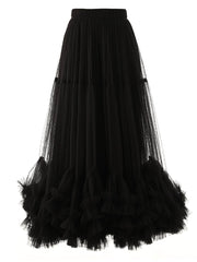 Mesh Ruffle Skirt - @Bridgie87