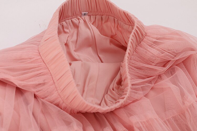 Mesh Ruffle Skirt - @irregular_wear