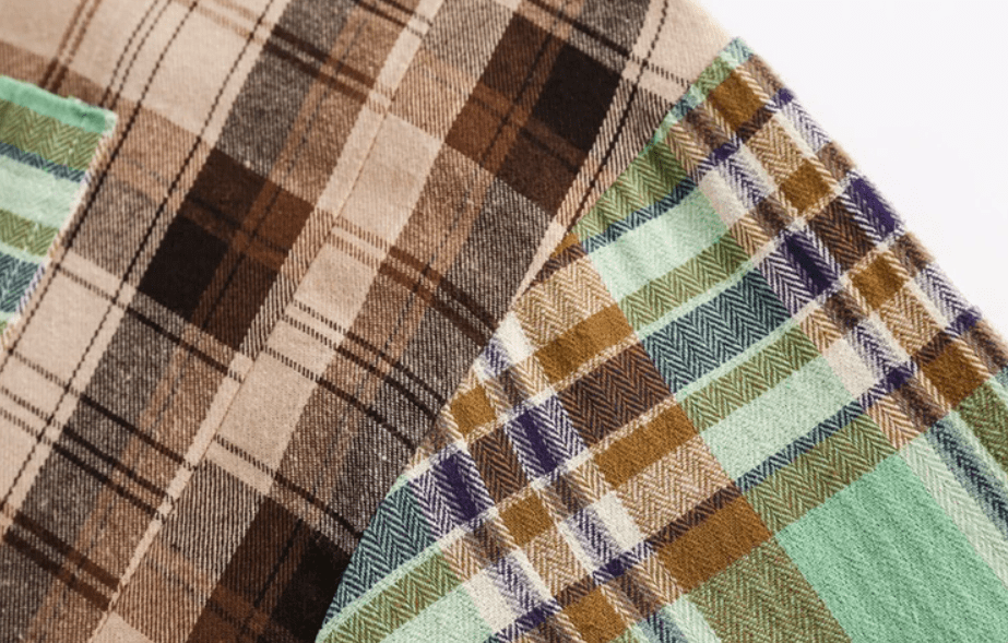 Multicolor Plaid Long Sleeves Shirt