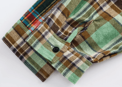Multicolor Plaid Long Sleeves Shirt